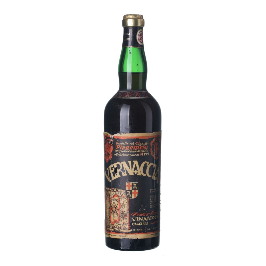 1963 Vernaccia Pirri Vinalcool Cagliari