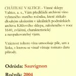 2004 Sauvignon Château Valtice