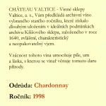 1998 Chardonnay Château Valtice