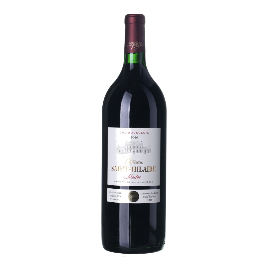 2016 Médoc Cru Bourgeois Château Saint-Hilaire Magnum objem 1,5 lt