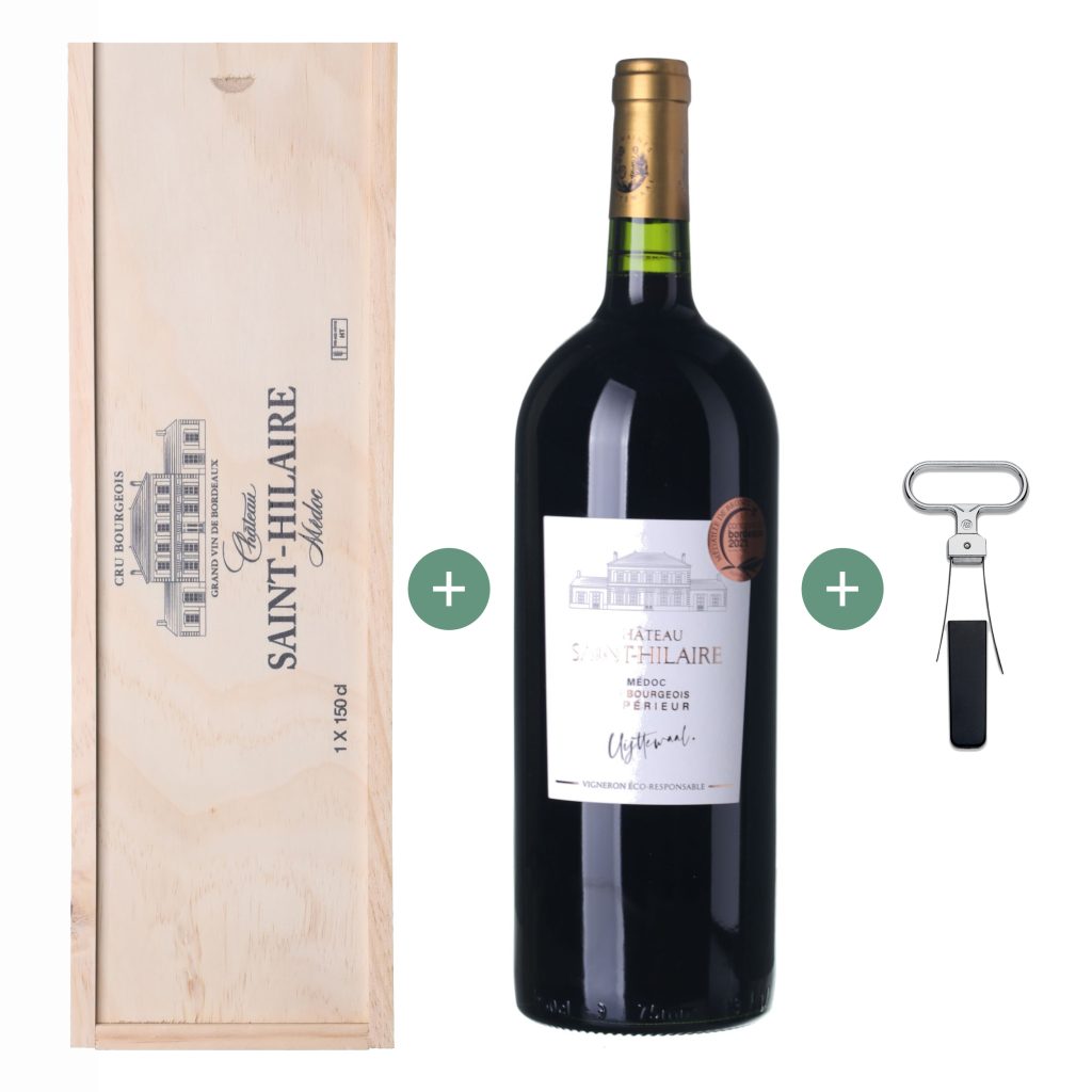 2018 Médoc Château Saint-Hilaire Magnum objem 1,5 lt (+ krabice a otvírák)