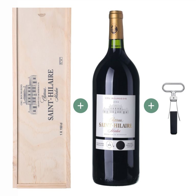 2014 Médoc Château Saint-Hilaire Magnum objem 1,5 lt + krabice + otvírák