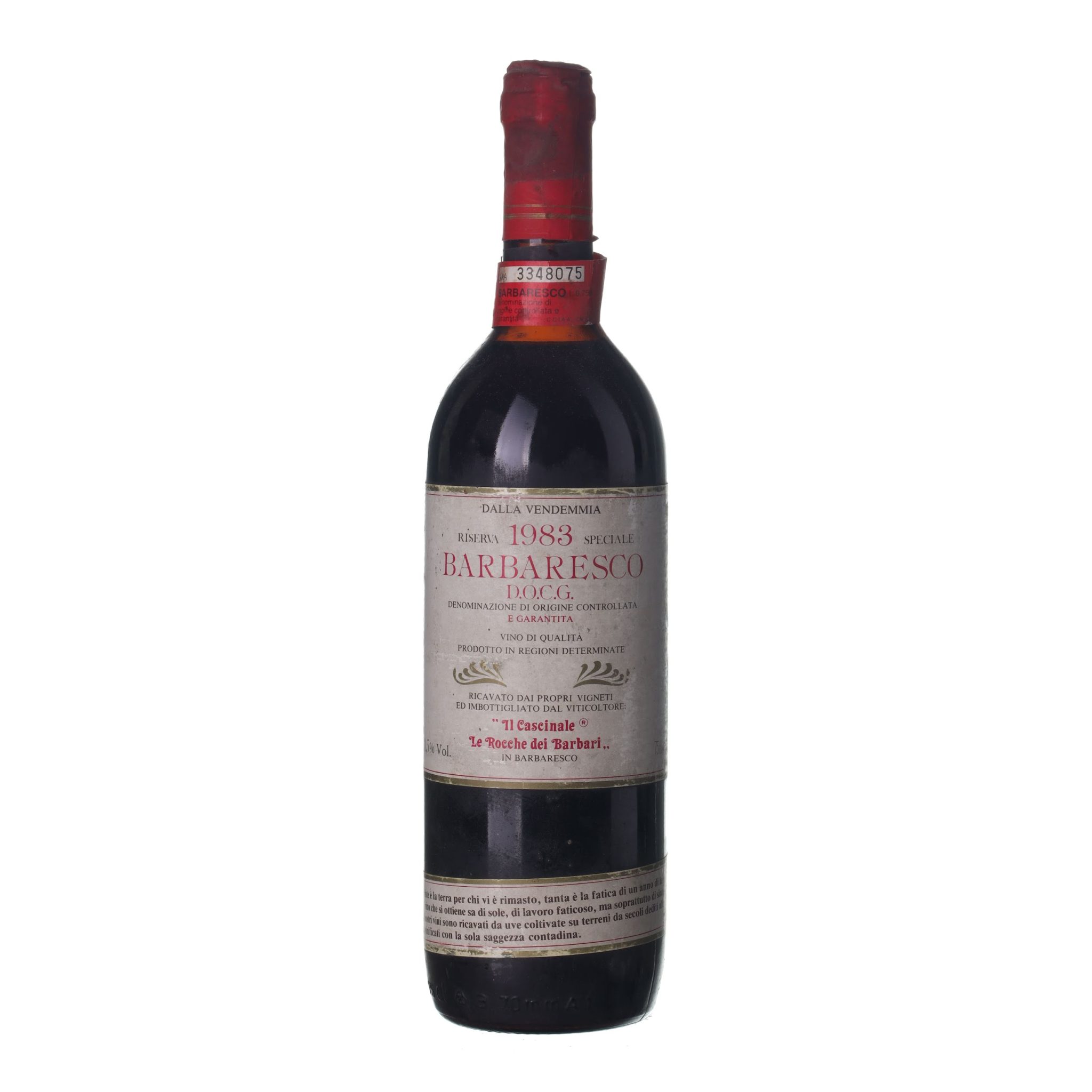 1983 Barbaresco DOCG Riserva Il Cascinale La Rocche dei Barbari