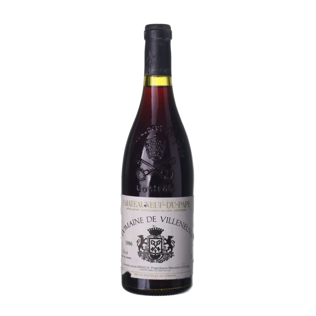 1986 Châteauneuf du Pape AOC Domaine de Villenueve