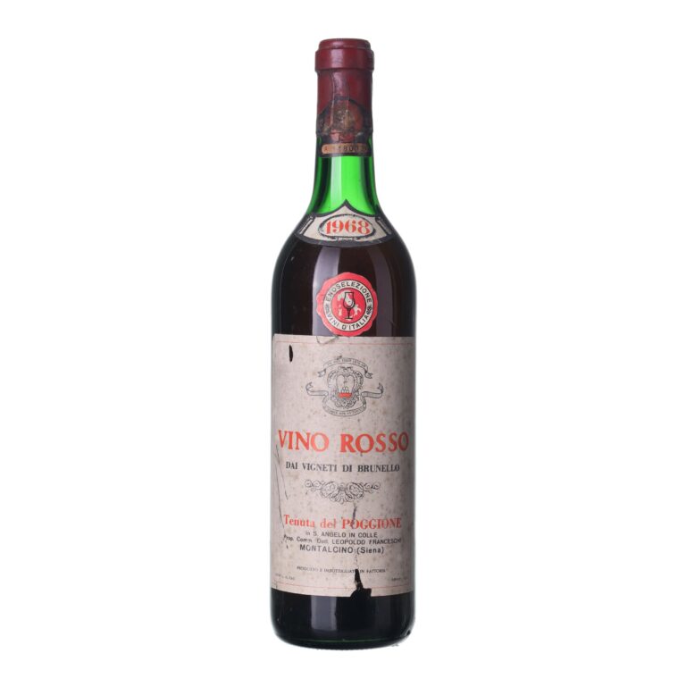 1968 Vino Rosso dai Vigneti di Brunello Tenuta del Poggione