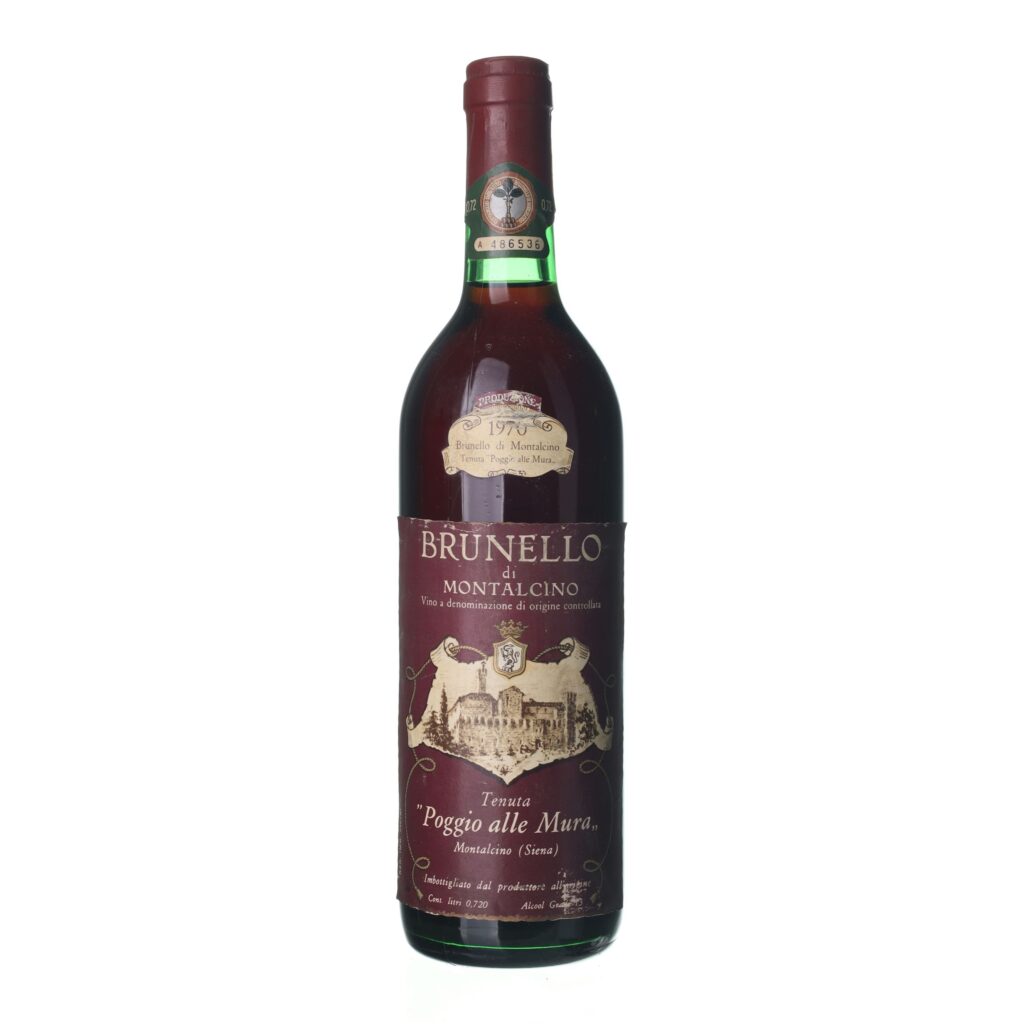 1970 Brunello di Montalcino Poggio Alle Mura