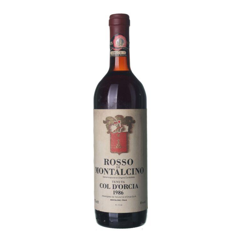 1986 Rosso di Montalcino Col d'Orcia
