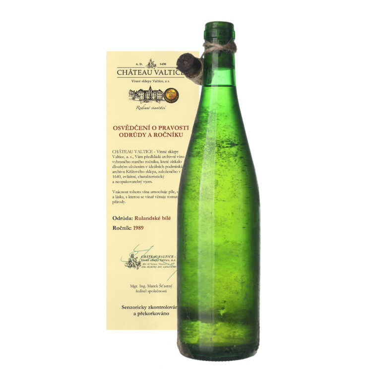 1989 Rulandské bílé / Pinot Blanc Château Valtice