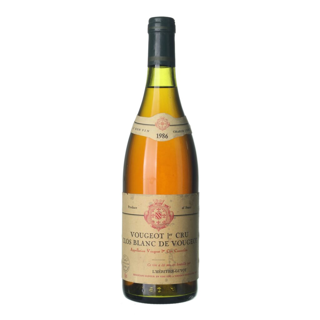 1986 Vougeot Premier cru L'Héritier Guyot