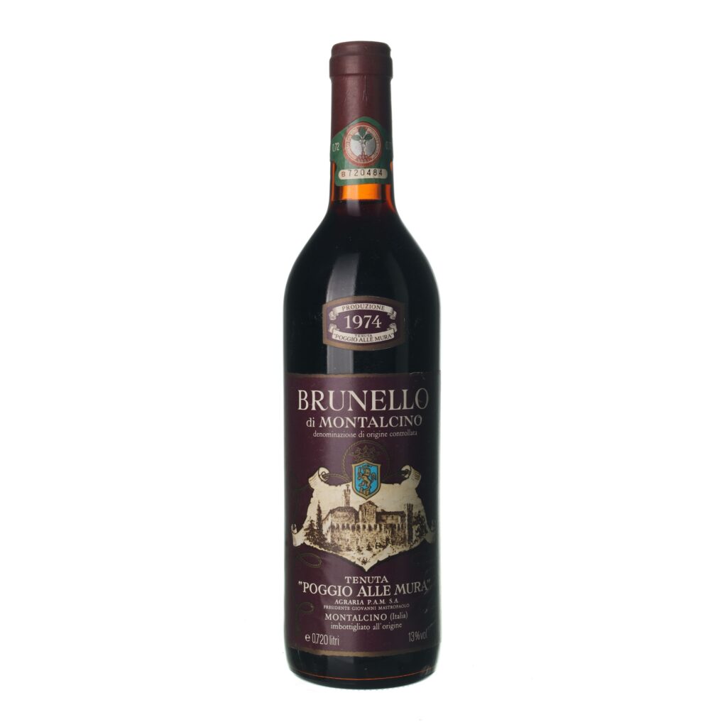 1974 Brunello di Montalcino Poggio Alle Mura