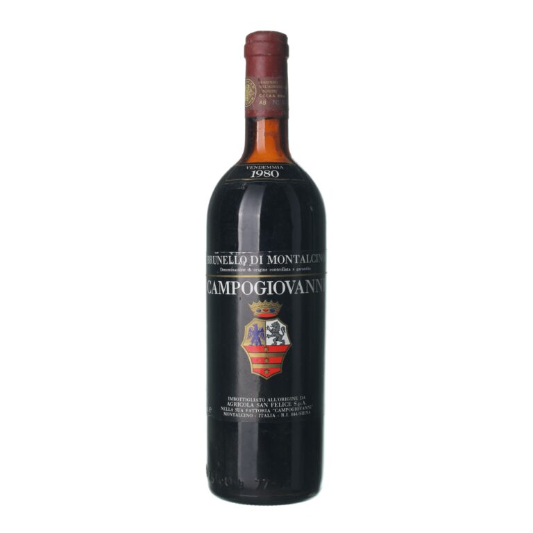 1980 Brunello di Montalcino Campogiovanni
