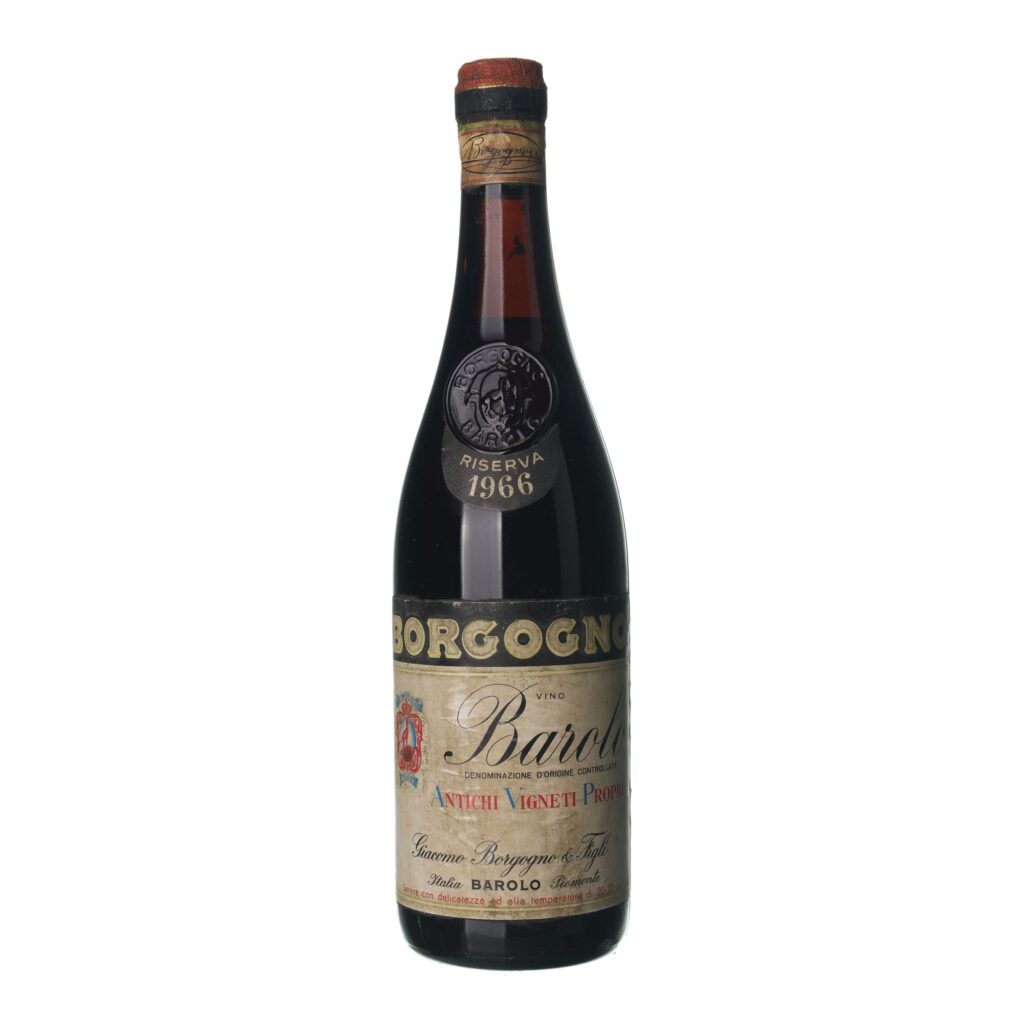 1966 Barolo Riserva Giacomo Borgogno & Figli
