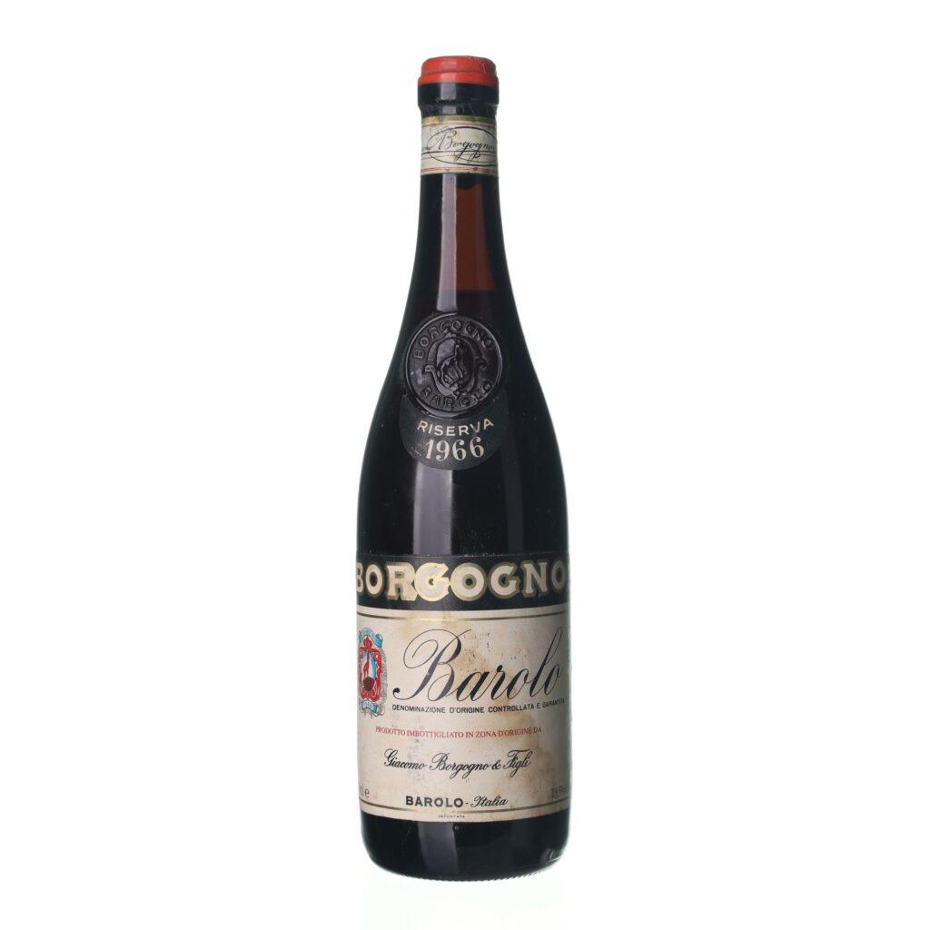 1966 Barolo Riserva Giacomo Borgogno & Figli