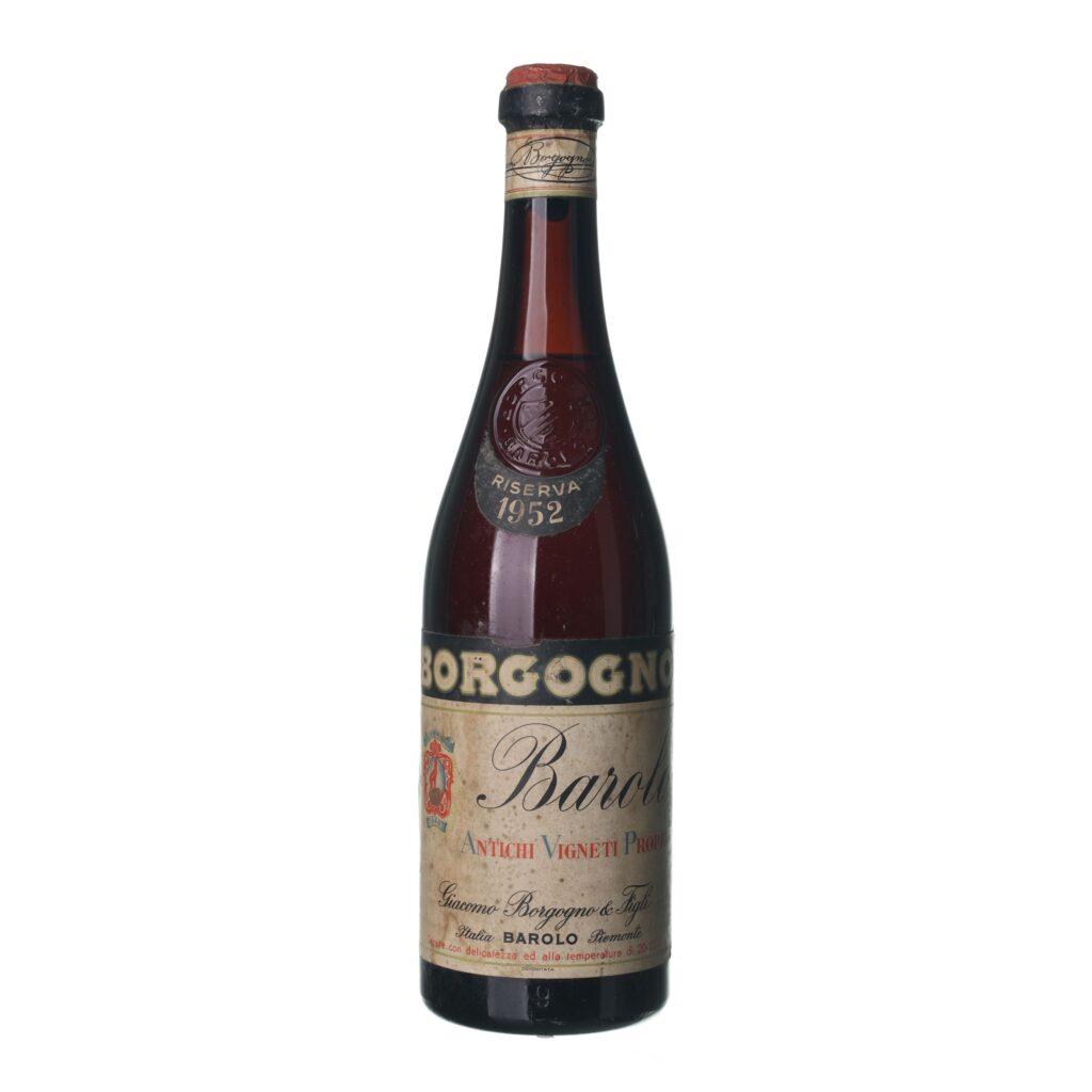 1952 Barolo Riserva Giacomo Borgogno & Figli