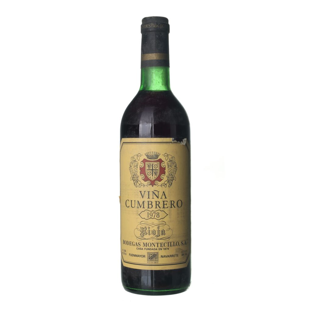 1978 Rioja Crianza Vina Cumbrero