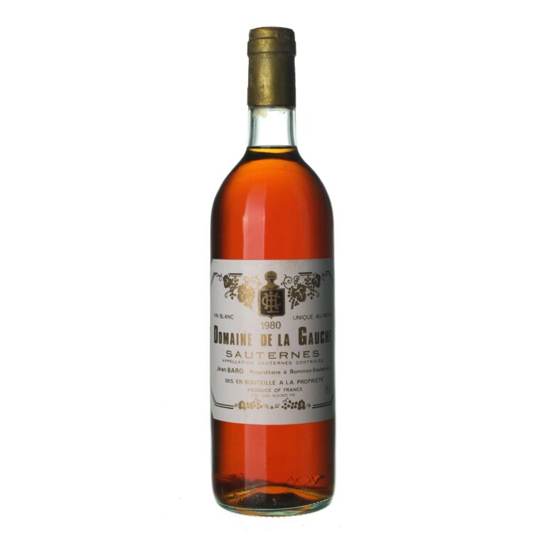 1980 Sauternes Domaine de la Gauche
