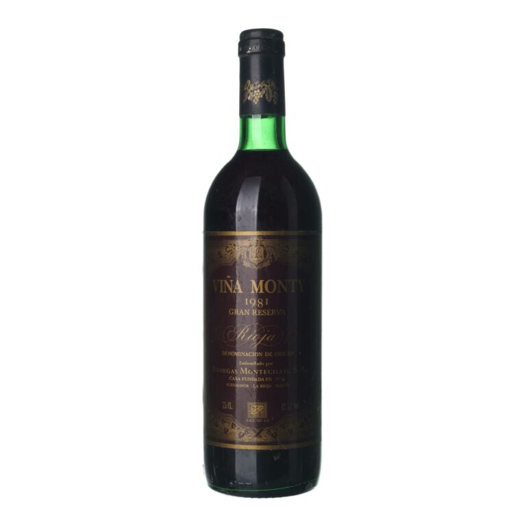 1981 Rioja Gran Reserva Vina Monty