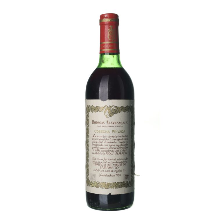 1981 Rioja Reserva Bodegas Alavesas