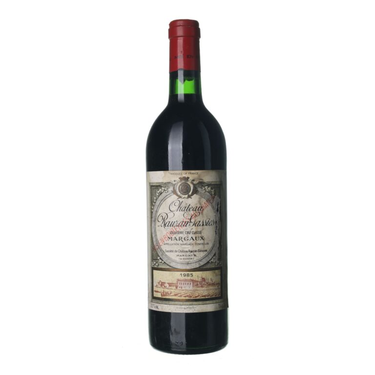 1985 Margaux Grand Cru Chateau Rauzan Gassies