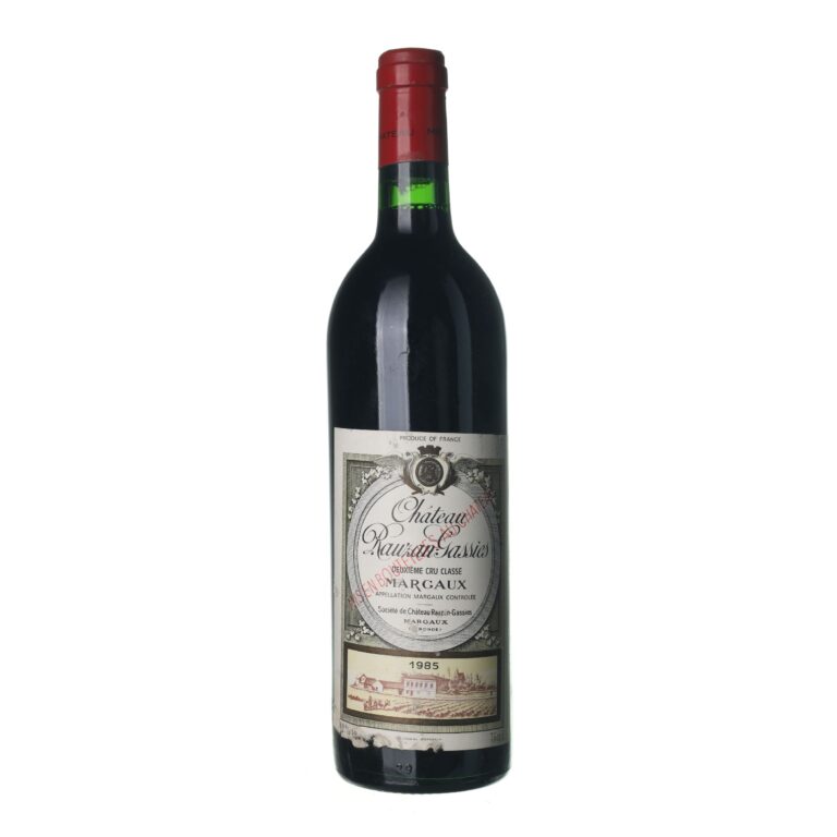 1985 Margaux Grand Cru Chateau Rauzan Gassies
