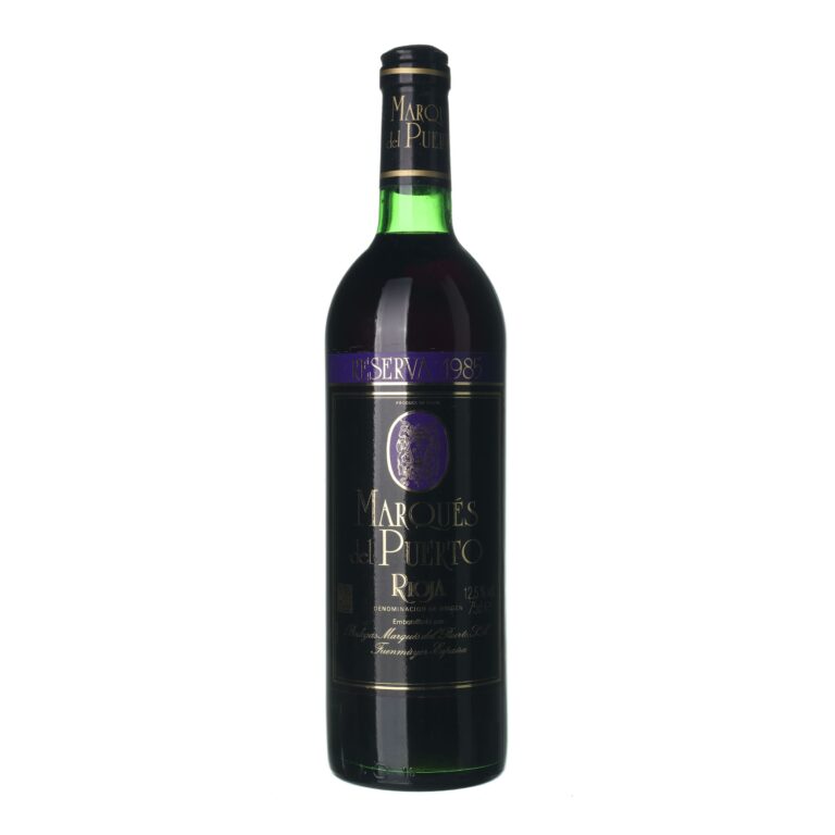 1985 Rioja Reserva Marqués del Puerto