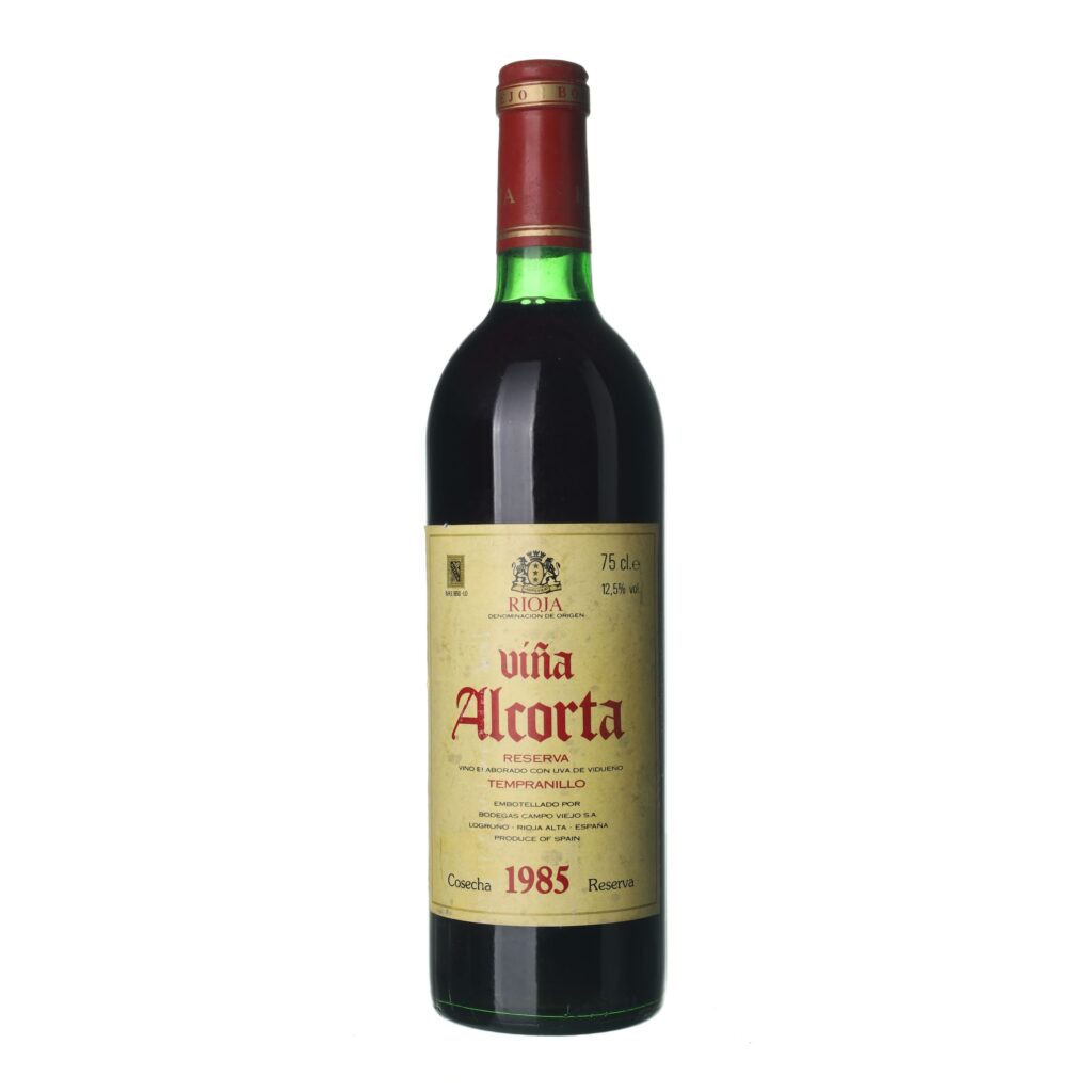 1985 Tempranillo Reserva Viña Alcorta