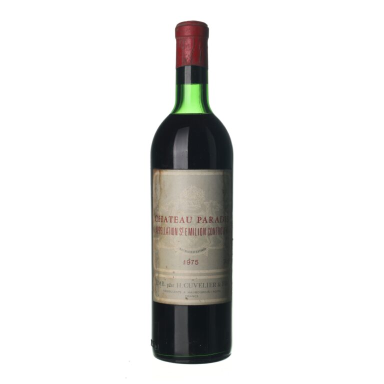 1975 Saint-Émilion Chateau Paradis