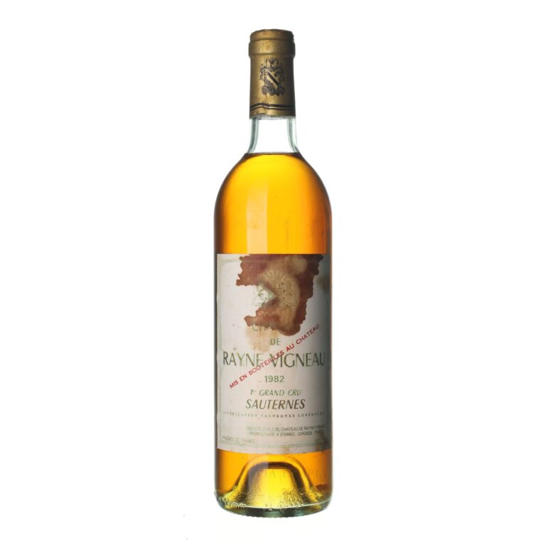 1982 Sauternes Grand Cru Chateau Rayne Vigneau