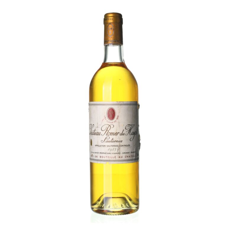 1985 Sauternes Chateau Romer du Hayot