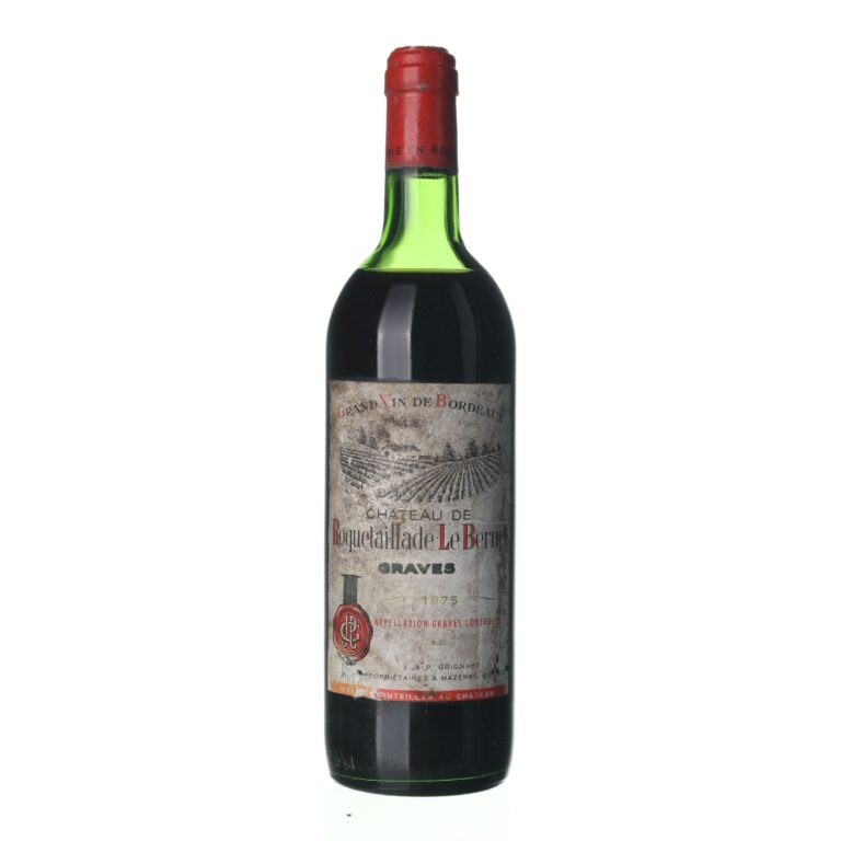 1975 Graves Chateau Roquetaillade Le Bernet