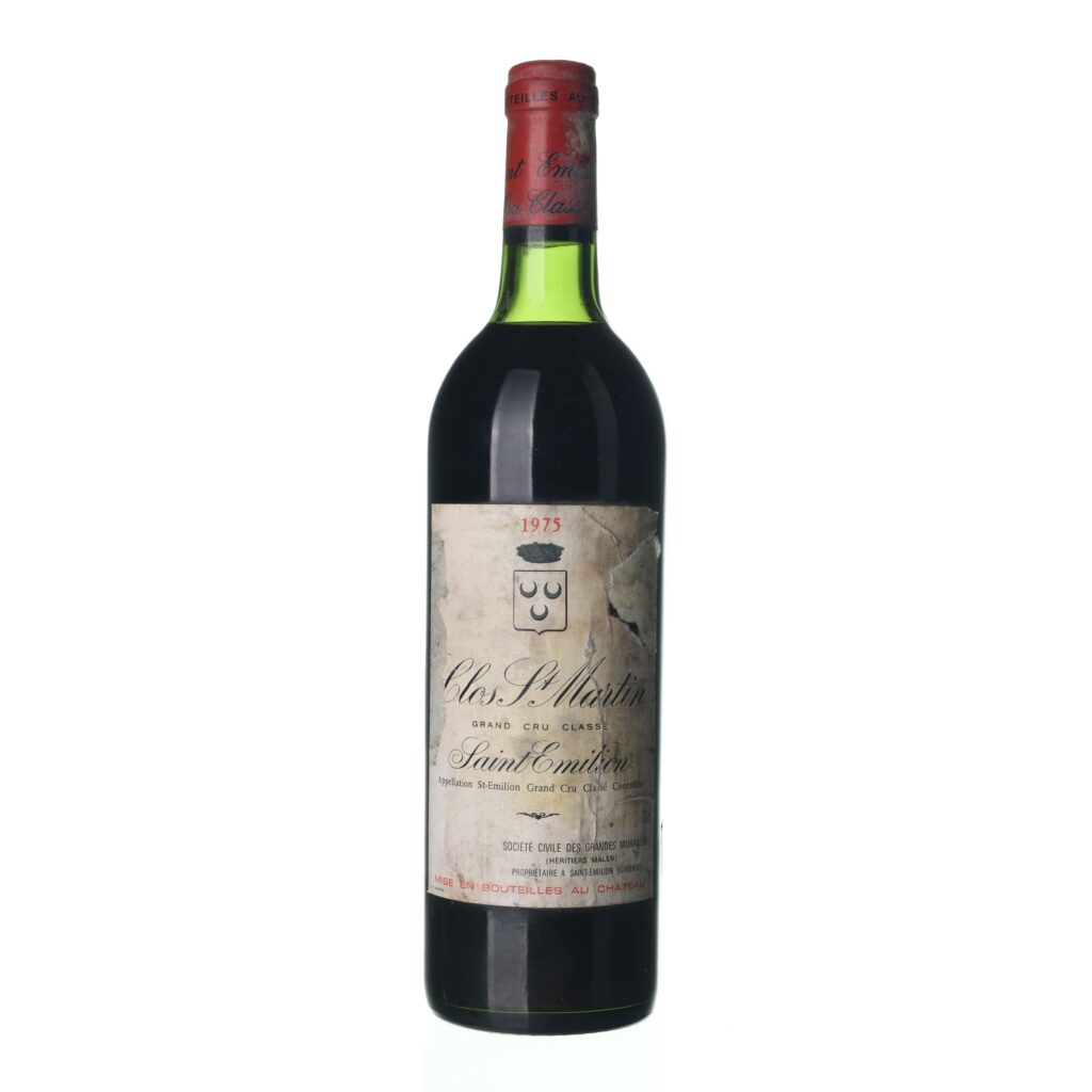 1975 Saint-Émilion Grand Cru Clos St. Martin