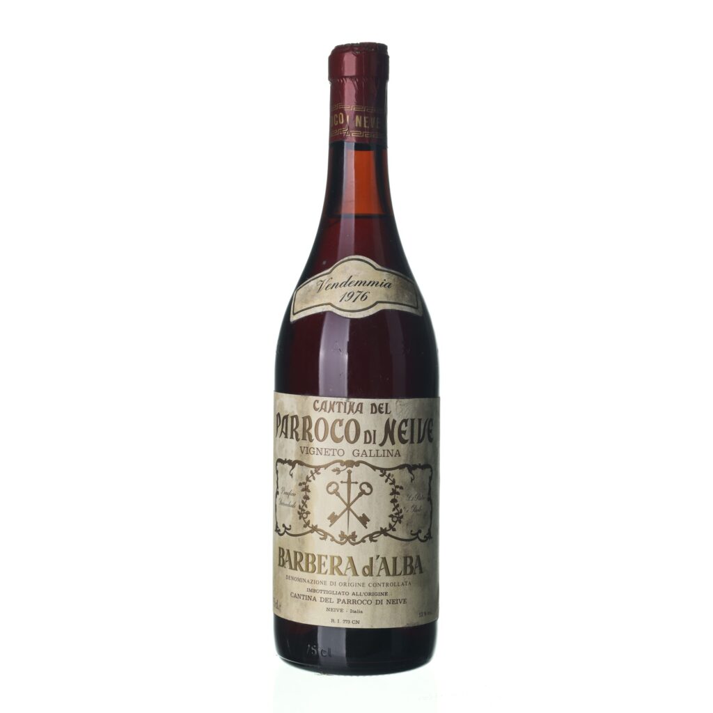 1976 Barbera d´Alba Parroco di Neive