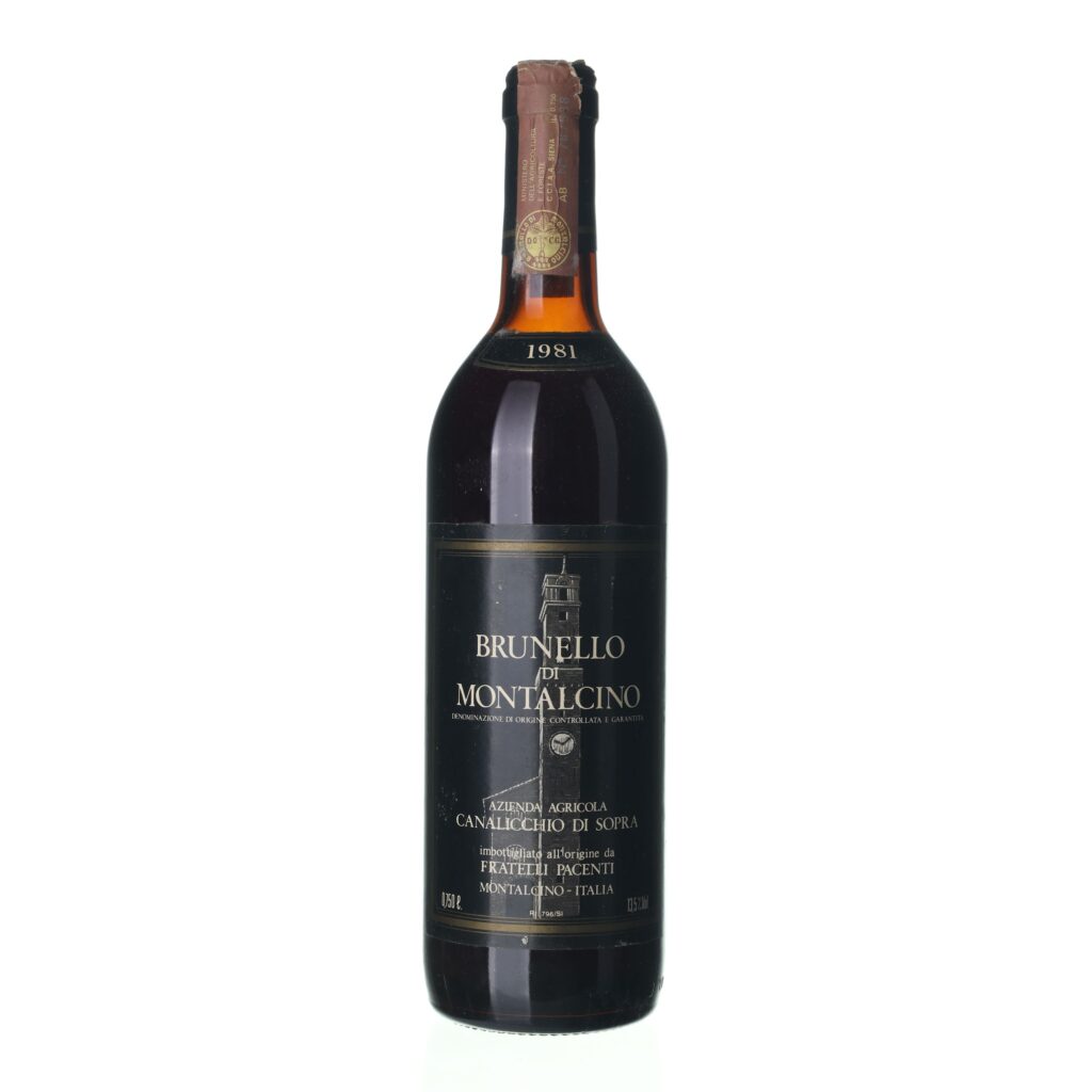 1981 Brunello di Montalcino Canalicchio di Sopra