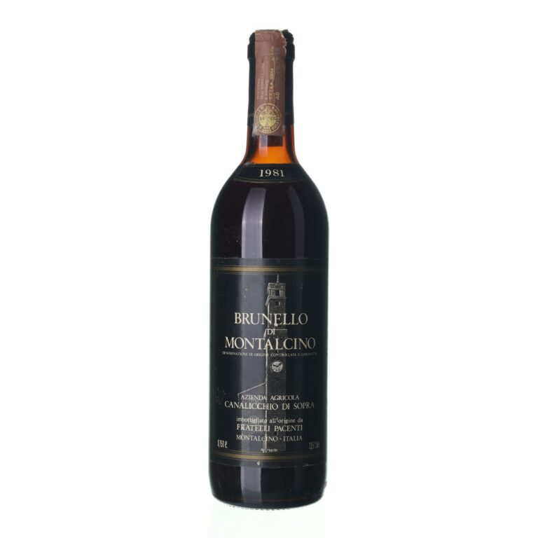 1981 Brunello di Montalcino Canalicchio di Sopra