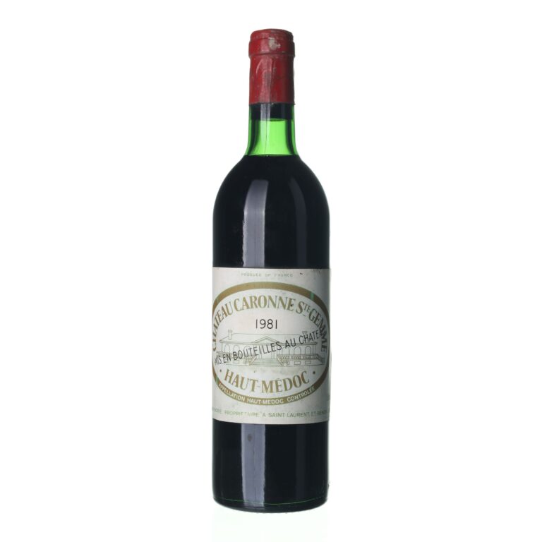 1981 Haut-Médoc Chateau Caronne Ste Gemme