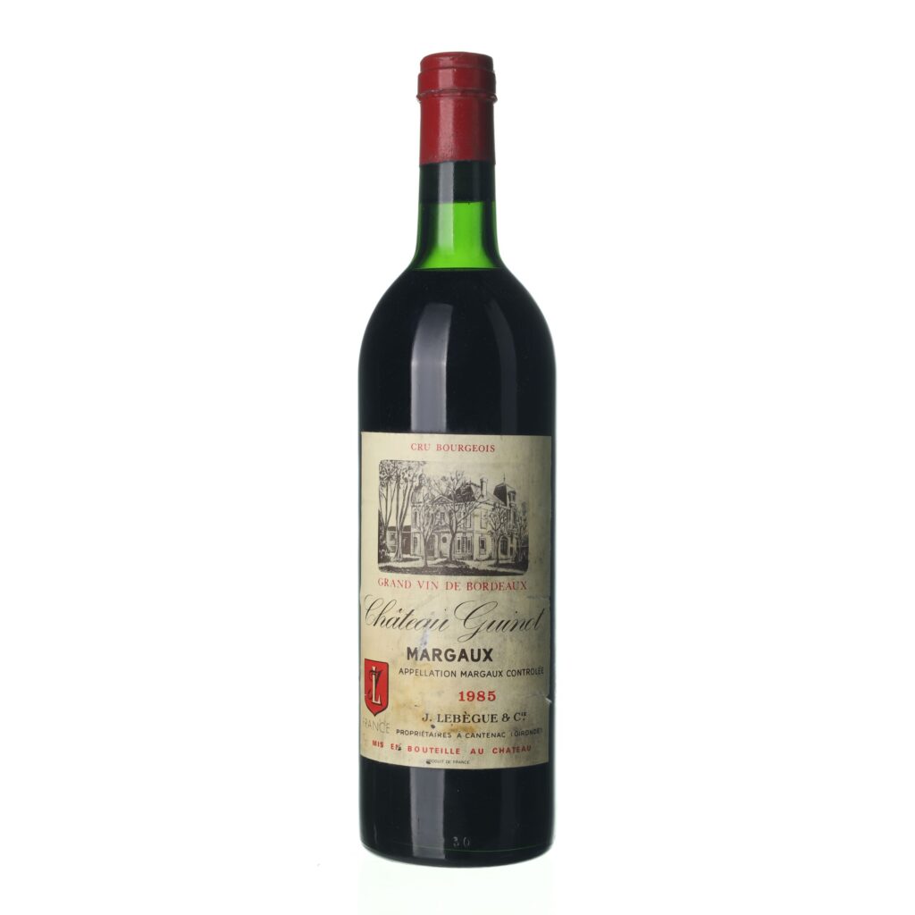 1985 Margaux Cru Bourgeois Chateau Guinot