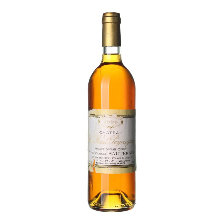 1996 Sauternes Premier cru Chateau Clos Haut Peyraguey