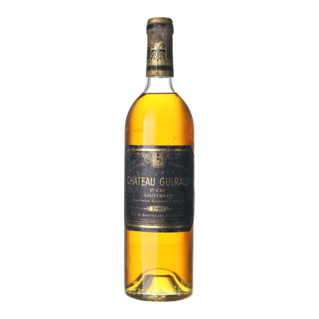 1980 Sauternes Premier cru Chateau Guiraud