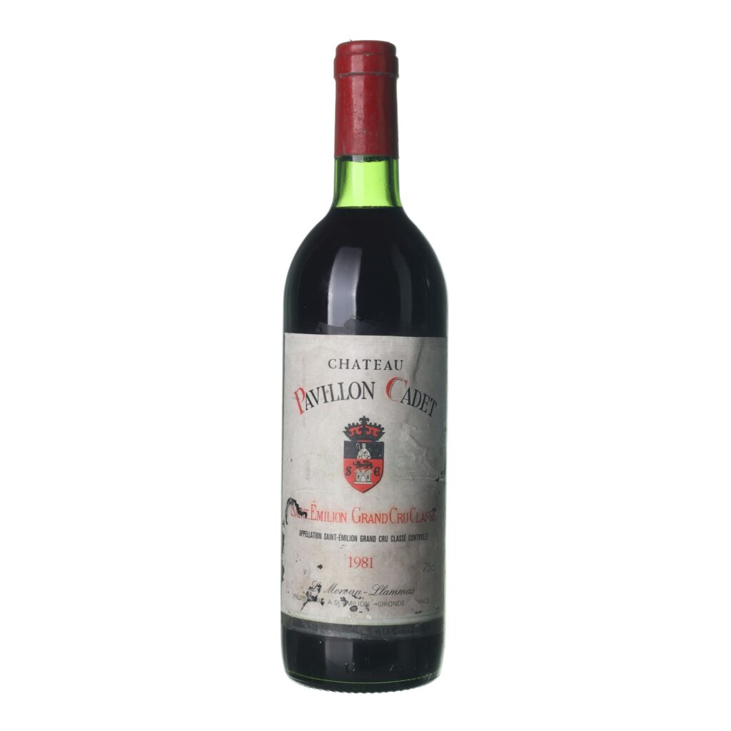1981 Saint-Émilion Grand Cru Chateau Pavillon Cadet
