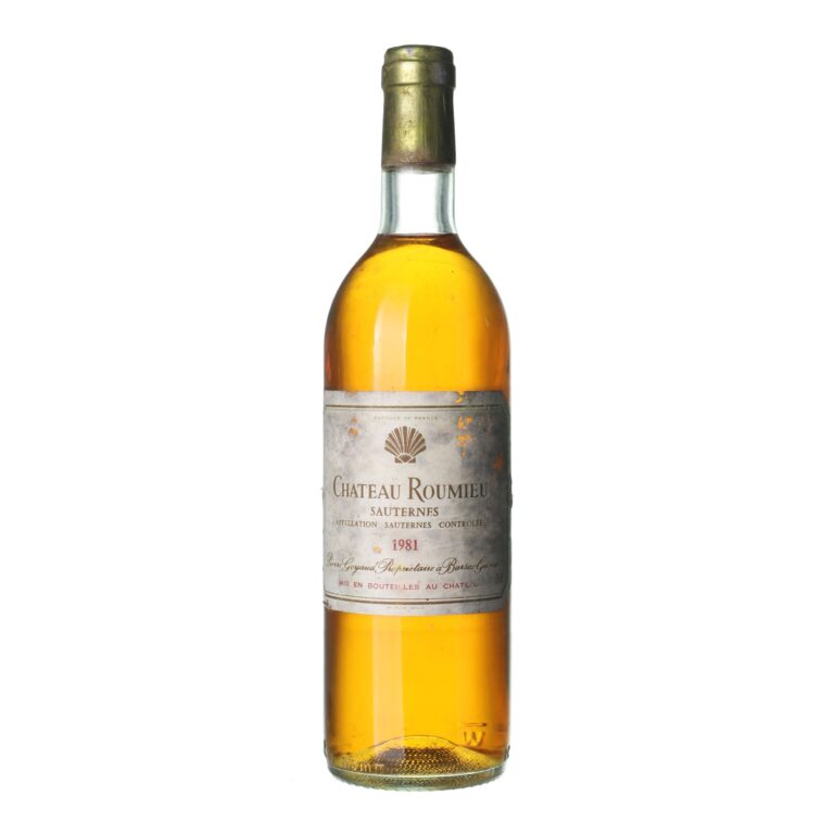 1981 Sauternes Chateau Roumieu