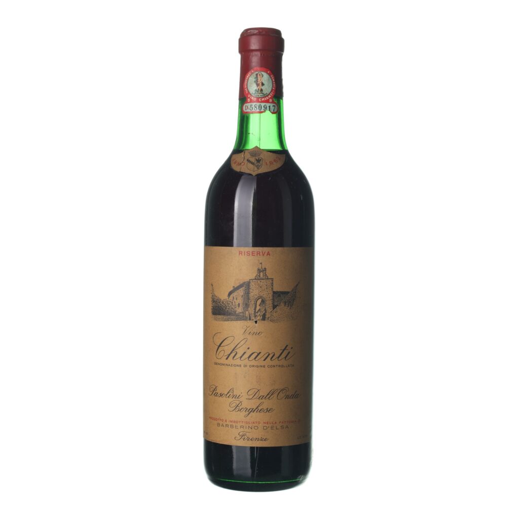 1962 Chianti Riserva Pasolini Dall'Onda