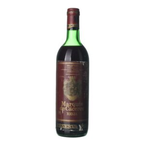 1968 Rioja Reserva Marqués de Cacéres
