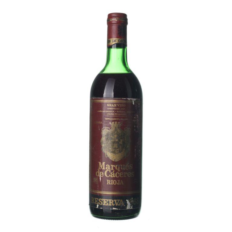 1968 Rioja Reserva Marqués de Cacéres