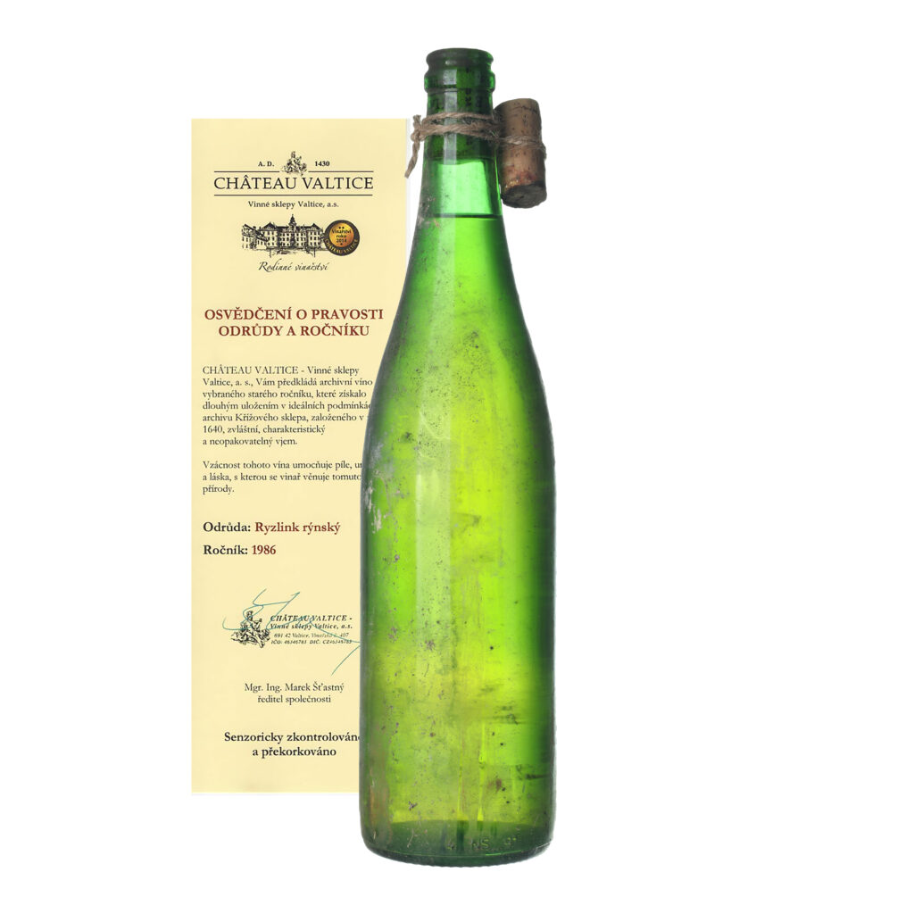 1986 Ryzlink rýnský / Riesling Chateau Valtice