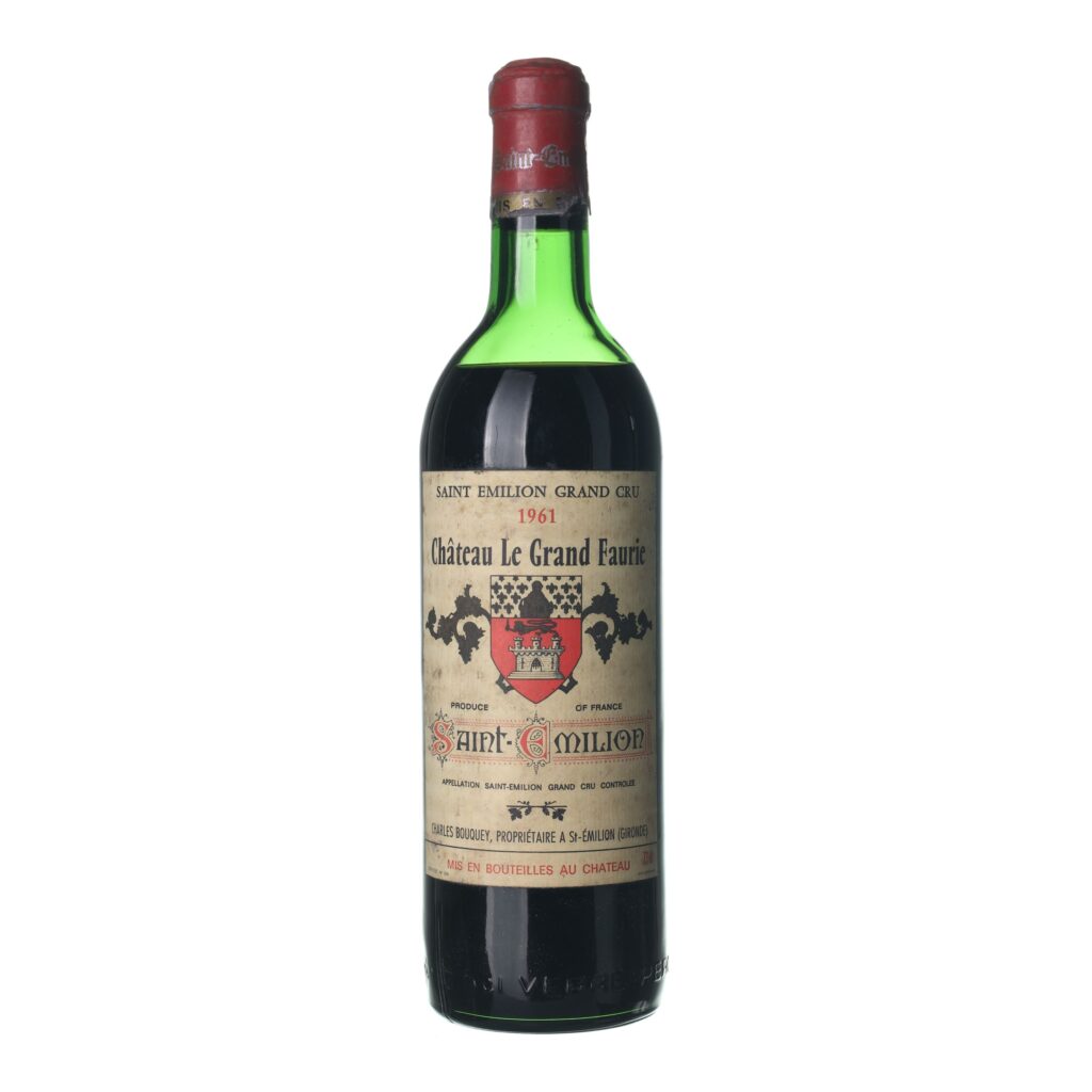 1961 Saint-Émilion Grand Cru Chateau Le Grand Faurie