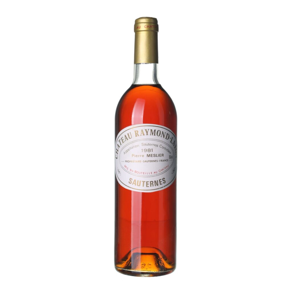 1981 Sauternes Chateau Raymond-Lafon