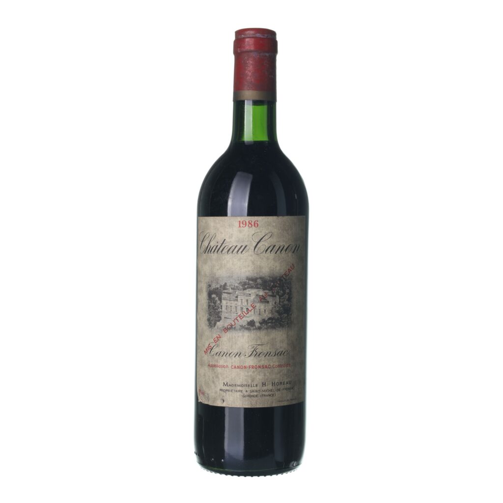 1986 Canon-Fronsac Chateau Canon