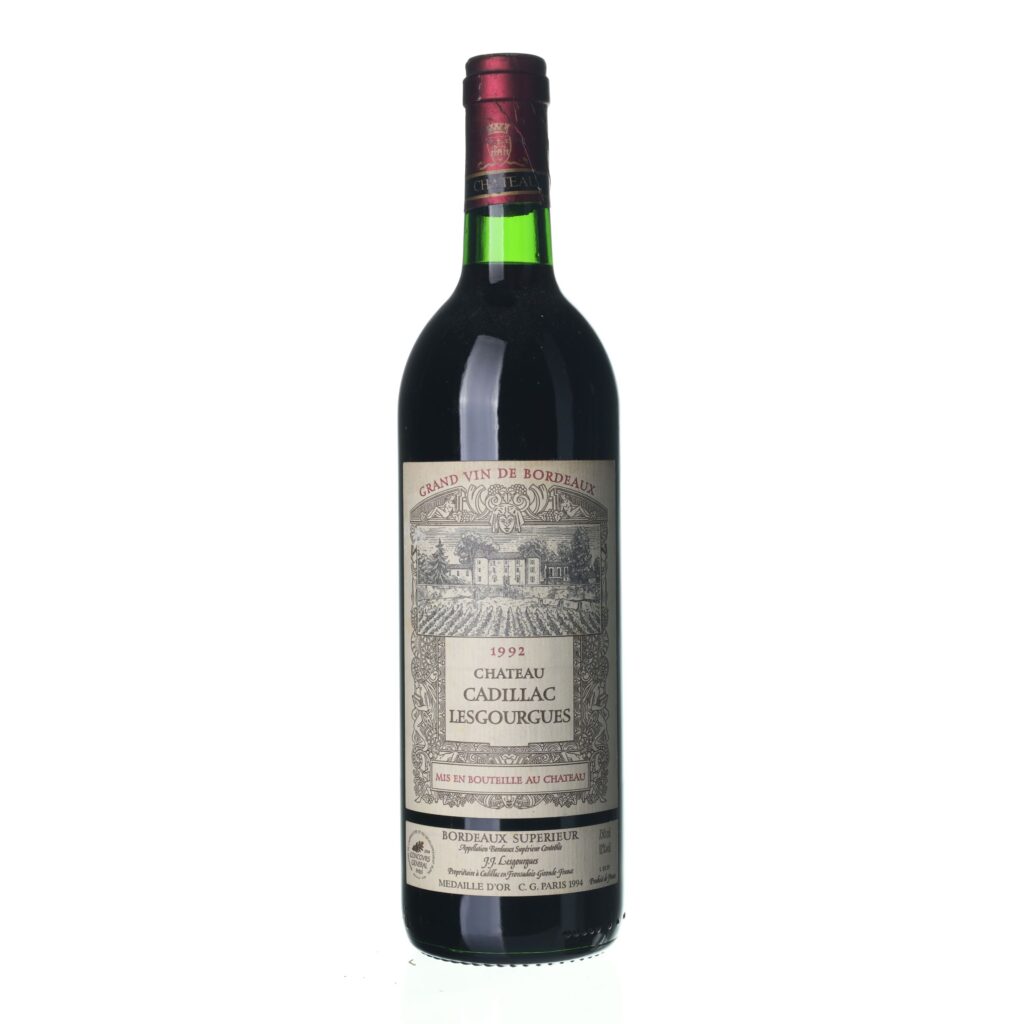 1992 Bordeaux Supérieur Chateau Cadillac Lesgourgues