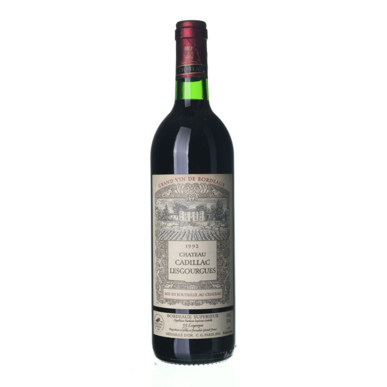 1992 Bordeaux Supérieur Chateau Cadillac Lesgourgues