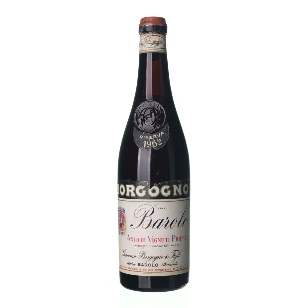 1962 Barolo Riserva Giacomo Borgogno & Figli